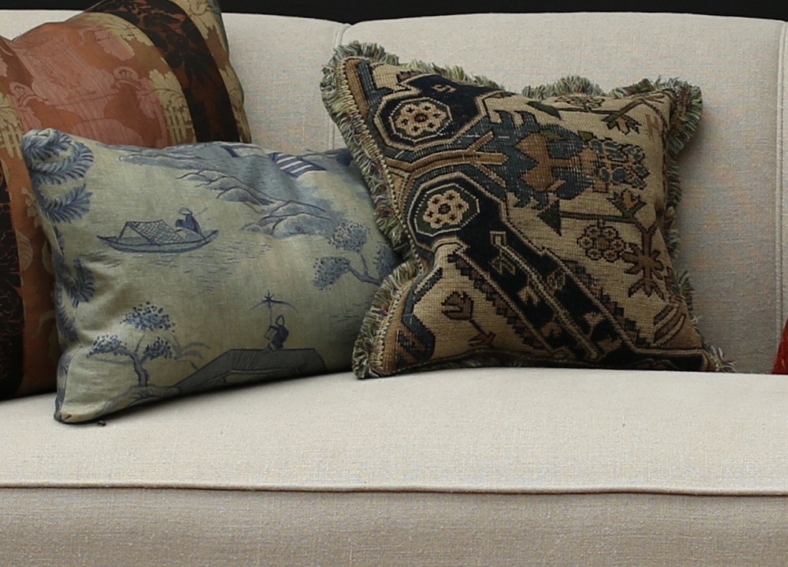 Vintage Fabric Cushions 